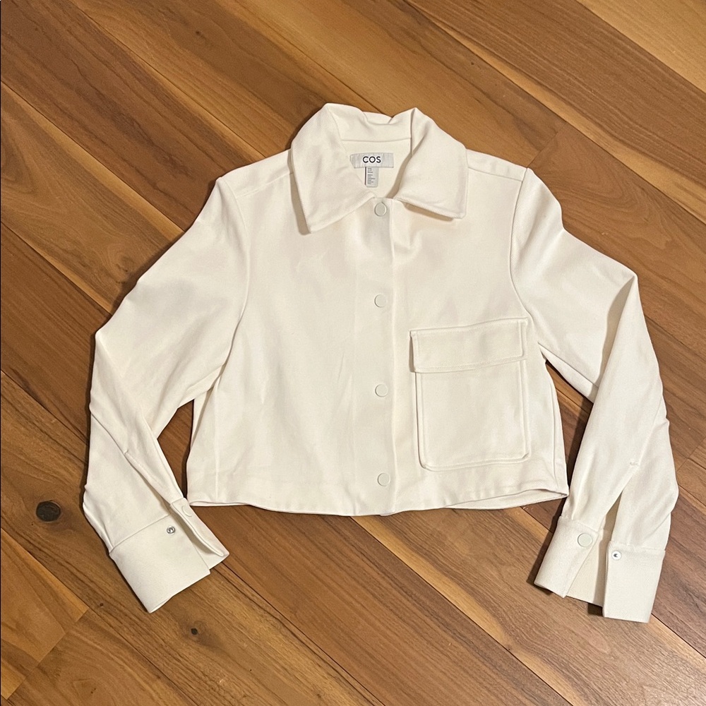COS Stretch Twill Shirt Jacket